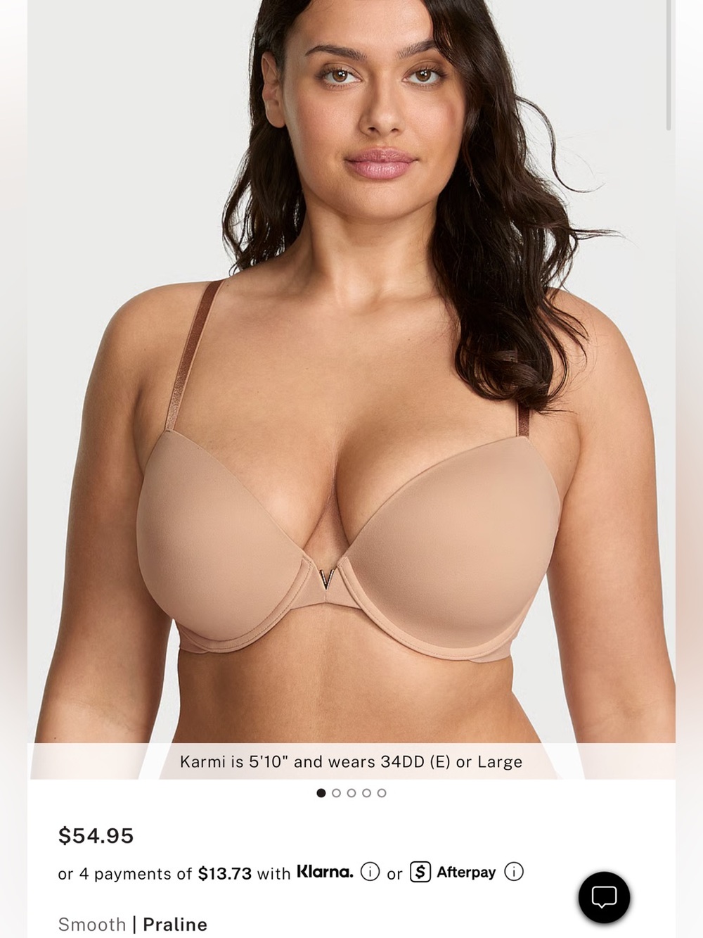Victoria's Secret Lightly Lined Plunge Demi Bra